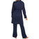 Cosabella Bella Curvy 3 Piece Set with Robe - Navy