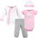 Luvable Friends Preemie Pant Bodysuit Shirt Cap 4-pack - Girl Cloud (10169059)