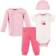 Luvable Friends Preemie Pant Bodysuit Shirt Cap 4-pack - Little Lady (10169051)