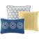 Madison Park Menara Bedspread Blue (228.6x228.6cm)