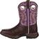 Durango Boot Big Kid Western Boot - Dark Brown & Purple