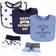 Hudson Cotton Bib and Sock Set 5-pack Boy Mothers Fathers Day