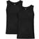 Resteröds Organic Cotton Tank 2-pack - Black