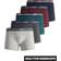 Jack & Jones Plus Size 5-pack Trunks - Blue/Dark Grey Melange
