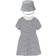 Tommy Hilfiger Baby Ribbed-Knit Dress & Hat Gift Set - White Twilight Navy