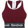 Reebok Linear Logo Sports Bra - Maroon