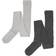 Minymo Strumpbyxor Ull Rib 2-pack - Grey Melange (5979-123)