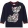 Burberry Kid's Intarsia Bear Wool Blend Sweater - Midnight Blue