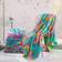 Betsey Johnson Bouquet Day Ultra Soft Plush Blankets Blue (274.32x228.6cm)
