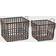 Ridge Road Décor Storage Baskets Set of 2 Basket 2