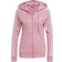 adidas Essentials French Terry 3-Stripes Full-Zip Hoodie - True Pink/White