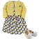 Hudson Dress, Cardigan, Shoes 3-Piece Set - Daisy (65236079)