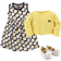 Hudson Dress, Cardigan, Shoes 3-Piece Set - Daisy (65236079)