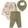 Fixoni Leggings Teething Bib Bodysuit L/S Gift Set - Sheer Bli (5940-267)