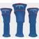 Team Golf Kansas Jayhawks Contour Golf Club Head Cover 3-pack