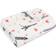 Betsey Johnson Paris Love Ultra Soft Plush Blankets White, Pink, Gray (177.8x127cm)