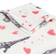 Betsey Johnson Paris Love Ultra Soft Plush Blankets White, Pink, Gray (177.8x127cm)