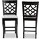 Baxton Studio Nisa Bar Stool 108cm 2pcs