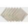 Design Imports Variegated Tygservett Brun (50.8x50.8cm)