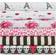 Betsey Johnson Wonderland Stripe Bed Sheet Black (264.16x)
