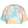 Tommy Hilfiger Tjw Oversized Crop Tiedye College Top - Tie Dye Multi