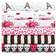 Betsey Johnson Printed Pattern Underlakan Rosa (243.84x167.64cm)