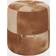 Ridge Road Décor Cow Hide Seating Stool 16"