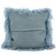 Saro Lifestyle Mongolian Lamb Fur Complete Decoration Pillows Blue (50.8x50.8cm)