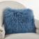 Saro Lifestyle Mongolian Lamb Fur Complete Decoration Pillows Blue (50.8x50.8)