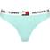 Tommy Hilfiger Stretch Cotton Logo Thong - Aqua Glow