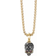 David Yurman Memento Mori Skull Amulet - Gold/Rubies/Diamonds