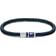 Tommy Hilfiger Casual Leather Braided Bracelet - Silver/Black