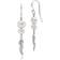 Izabel Camille Ellie Long Earrings - Silver/Pearls