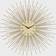 Ridge Road Décor Sunburst Wall Clock