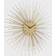 Ridge Road Décor Sunburst Wall Clock