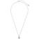 Sterling Forever Azurine Pendant Necklaces - Silver/Blue/Transparent