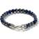 John Hardy Asli Beaded Bracelet - Silver/Blue/Black