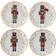 Certified International Holiday Magic Nutcracker Dessert Plate 22.86cm 4pcs