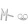 Design Letters Archetype Stud Earring - Silver