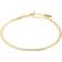 Pilgrim Joanna Flat Snake Chain Bracelet - Gold