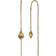 Stine A Petit Ile De L'amour Double Chain Earring - Gold