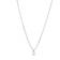 Astrid & Agnes Palma Single Long Necklace - Silver/Pearl