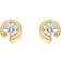 Georg Jensen Mercy Stud Earrings - Gold/Diamonds