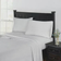 London Fog Herringbone Flannel Bed Sheet Grey, White (259.08x228.6cm)