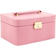 Bey-Berk Lizard Debossed Jewelry Box - Pink