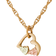 Black Hills Gold Heart Pendant - Gold/Pink/Green