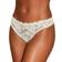 Cosabella Savona Low Rise Thong - Mignonette/White