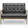 Baxton Studio Mid-Century Sofa 44.8"