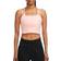 Nike Women's Sportswear Essential Ribbed Crop Top - Atmosphere/White