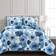 Lush Decor Leah Quilts White, Blue (233.68x223.52cm)